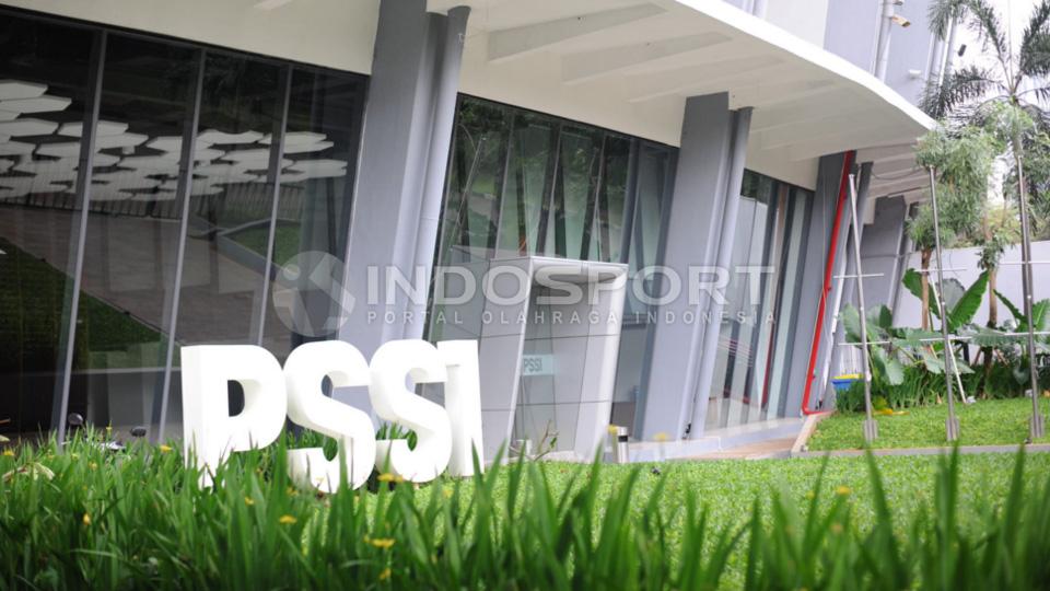 Kantor pusat PSSI di kompleks Stadion Utama Gelora Bung Karno, Jakarta. - INDOSPORT